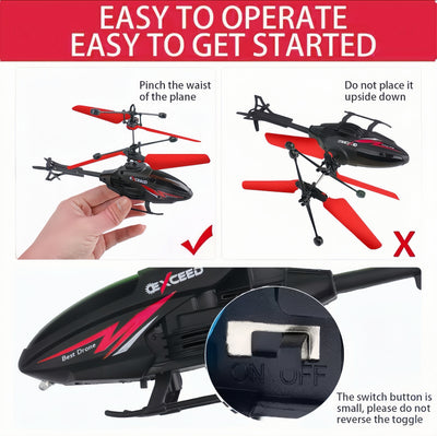 Remote Control Helicopter - Fun with LED Lights & Palm Control!